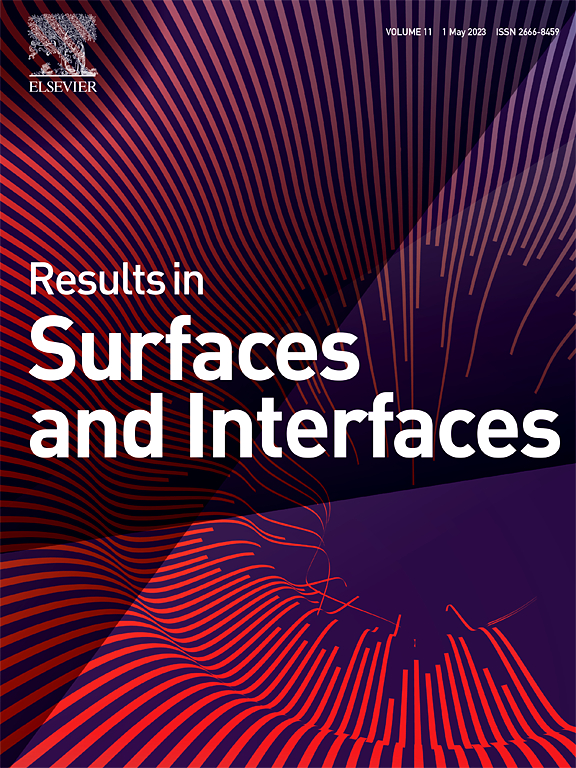 Go to journal home page - Results in Surfaces and Interfaces